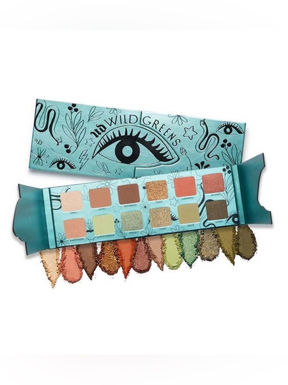Urban Decay WILD GREENS EYESHADOW PALETTE Limited Edition